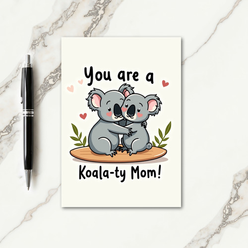 Koalaty Mom Illustration Card