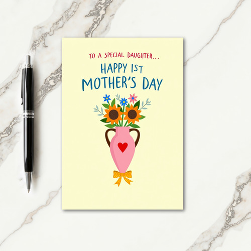 Kraft Paper Daughter Mothers Day Card