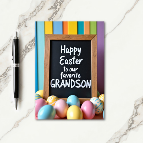 Kraft Paper Look Spring Card