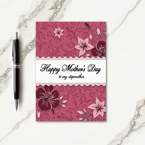 Lace Banner Mothers Day Card