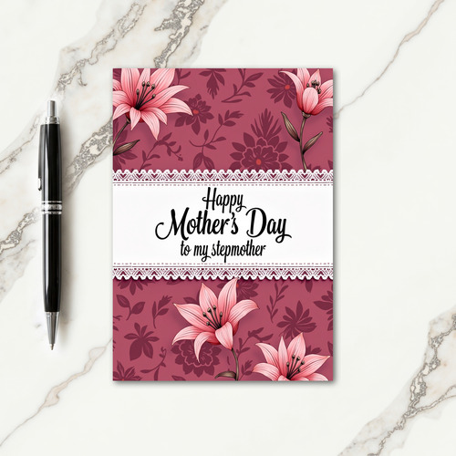 Lace Framed Mother Love Card