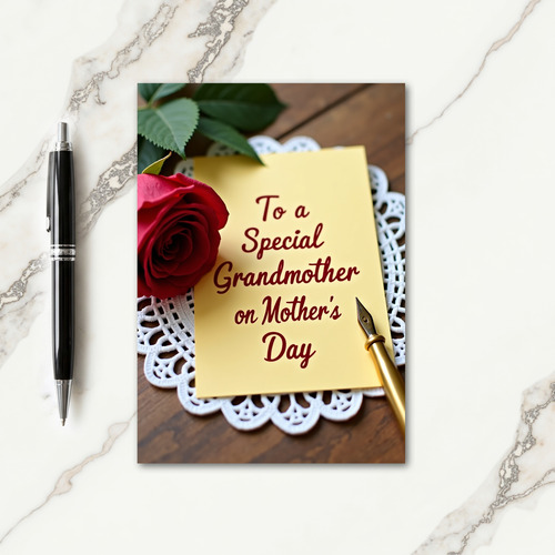 Lace Mat Mothers Day Card