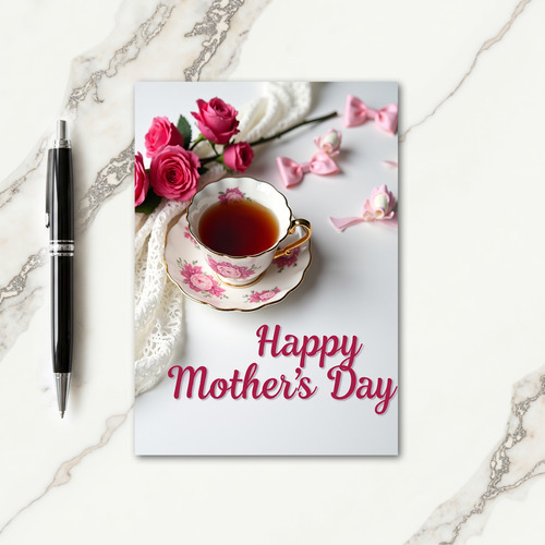 Lace Mothers Day Blossom Card