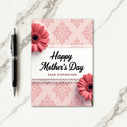 Lace Trim Sweet Mothers Day Card