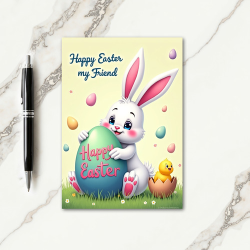 Lagomorph Teal Ovoids Season Card