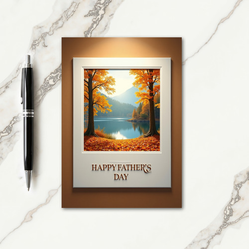 Lakeside Fathers Day Art Card