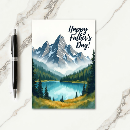 Landscape Fathers Day Image Card