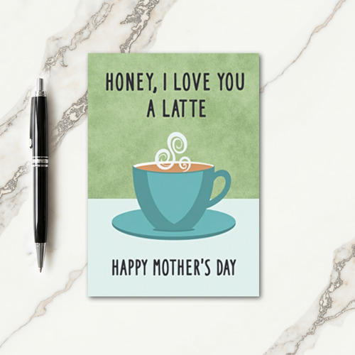 Latte Love Mothers Day Card