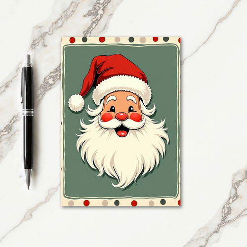 Laughing Elder Face Card