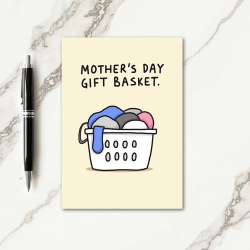 Laundry Mothers Day Gift Card
