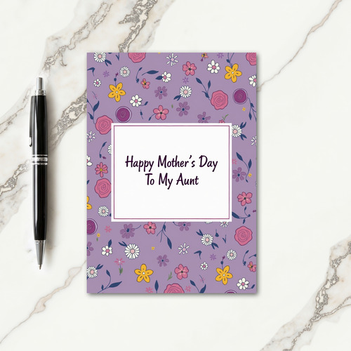 Lavendar Mothers Day Art Card