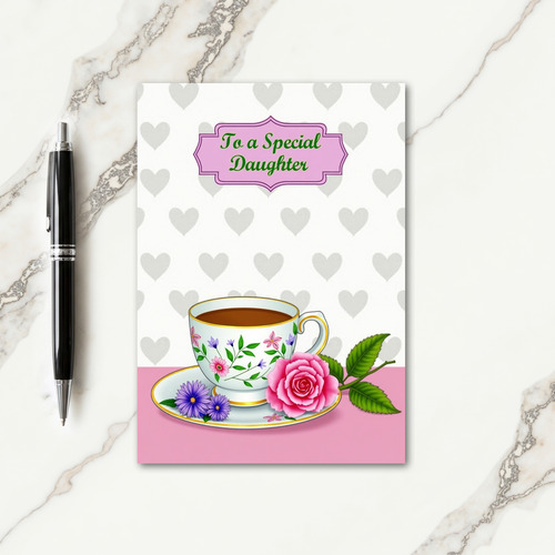 Lavender Banner Mothers Day Card