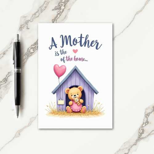 Lavender Bear Hugs Card