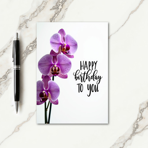 Lavender Birthday Card