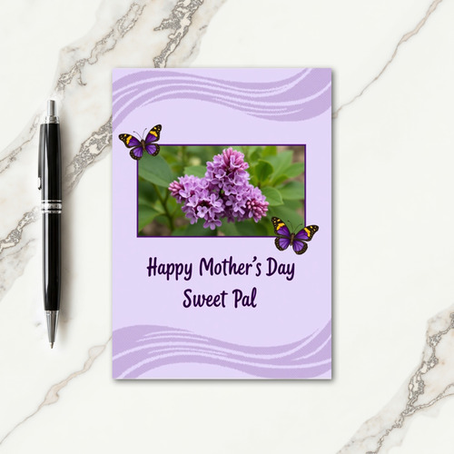 Lavender Blossom Mother Card