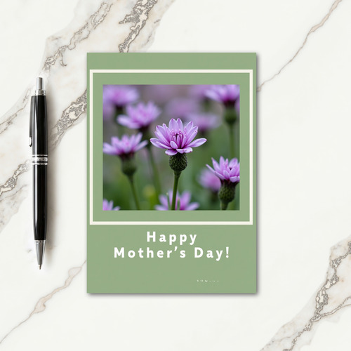Lavender Blossom Mothers Day Card
