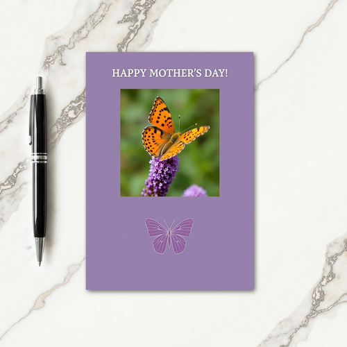 Lavender Butterfly Card