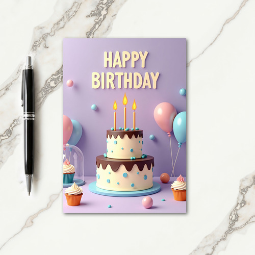 Lavender Celebration Card