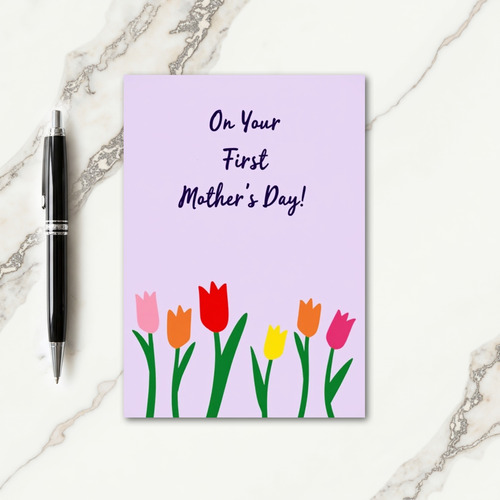 Lavender Floral Card