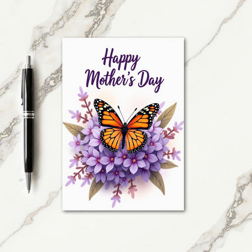 Lavender Hue Mothers Day Card