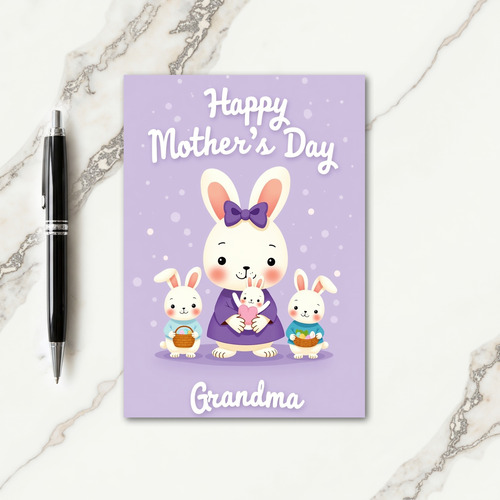 Lavender Hues Grandmas Day Card