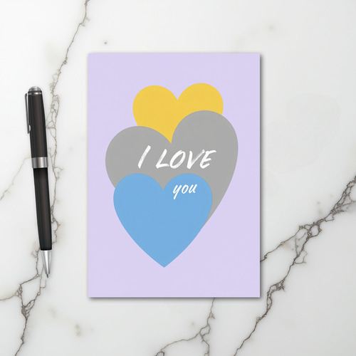 Lavender I Love You Card