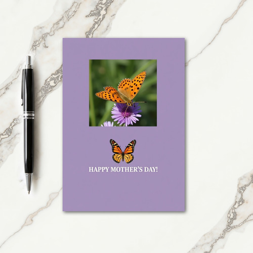Lavender Insect Mothers Day Card