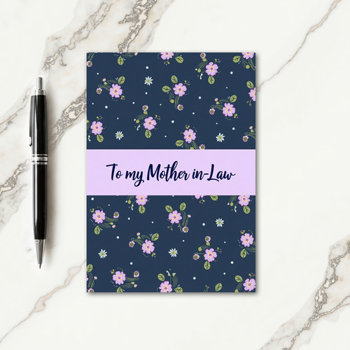 Lavender Mother In Law Card