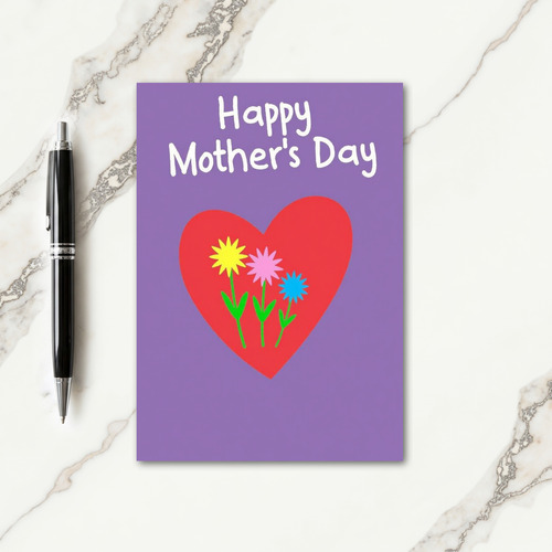Lavender Mothers Day Card