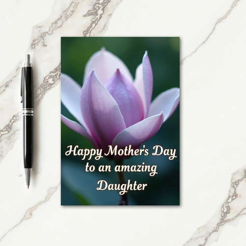 Lavender Mothers Day Daughter Card