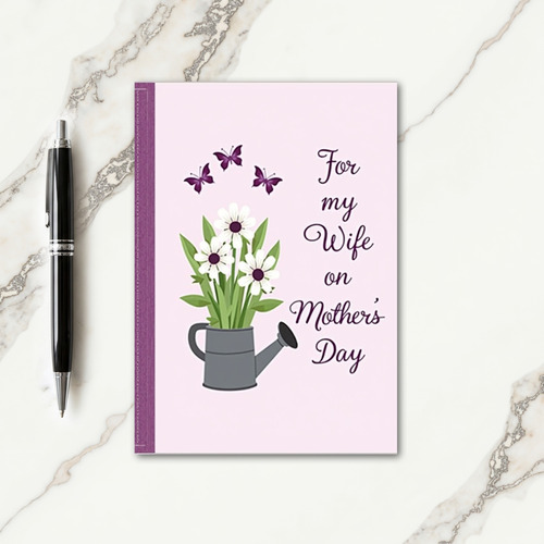Lavender Mothers Day Insect Card