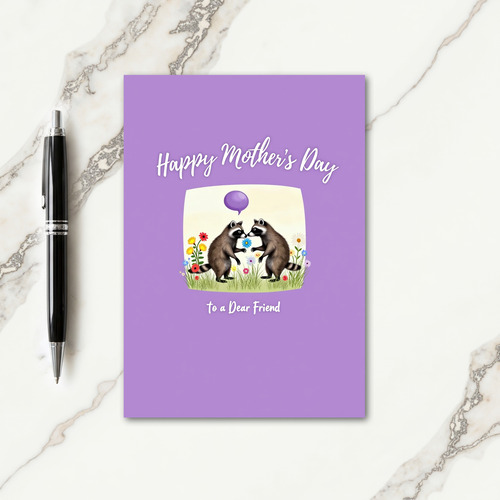Lavender Mothers Day Scene Card