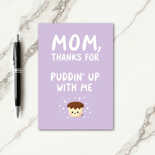 Lavender Thank You Mum Card