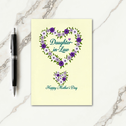 Lavish Lavender Mothers Day Card
