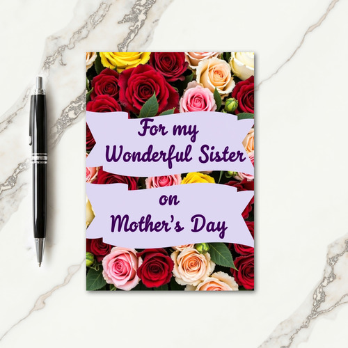 Lavish Sister Day Bloom Card