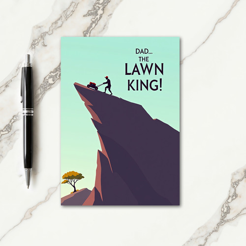 Lawn King Fathers Day Art Card