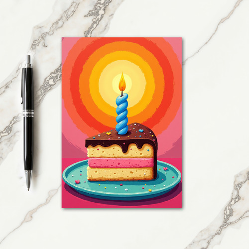 Layer Cake Birthday Card