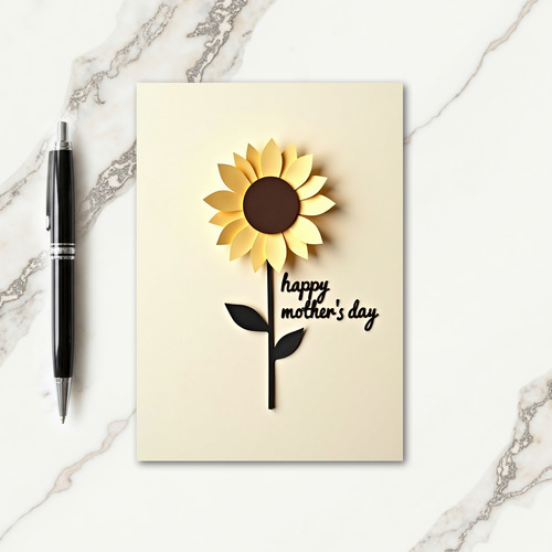 Layered Petals Mothers Day Card