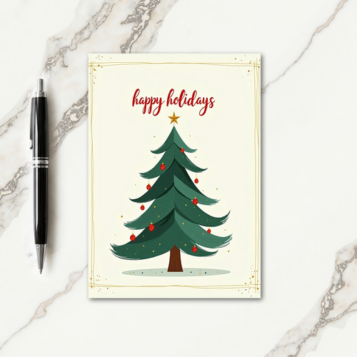 Layered Tree Art Card