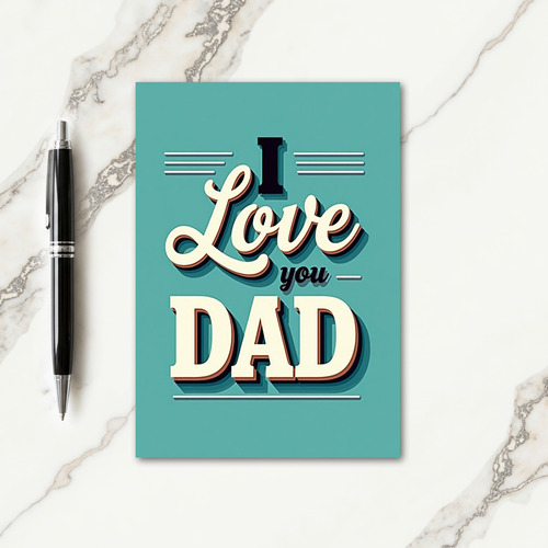 Layered Type Father Card