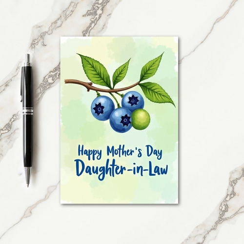 Leafy Mothers Day Branch Card