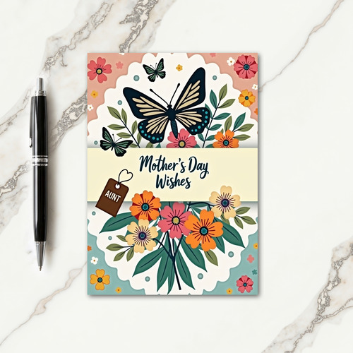 Leafy Mothers Day Wishes Card