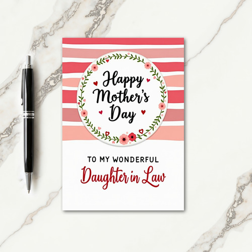 Leafy Wonderful Family Card