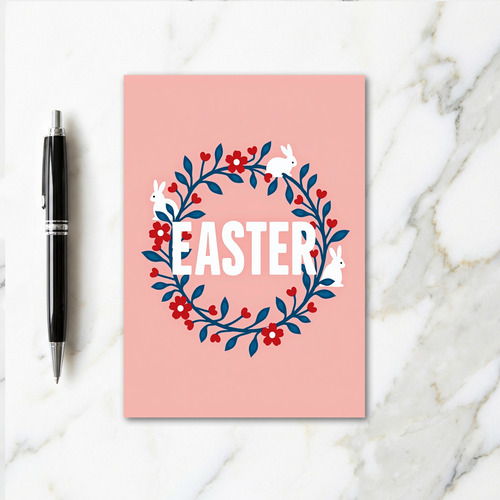 Leafy Wreath Season Card