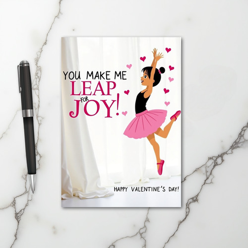 Leap For Joy Valentines Day Card