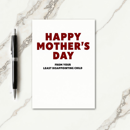 Least Disappointing Card