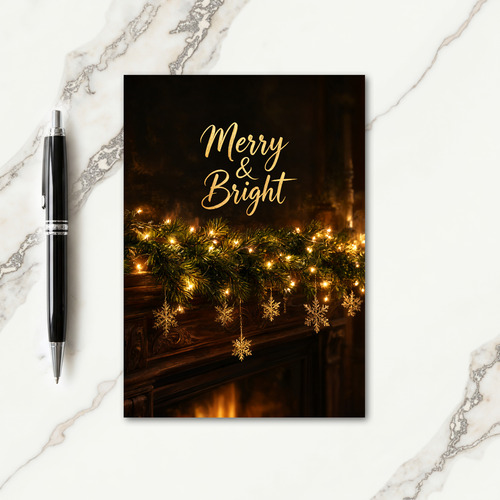 Led Christmas Lights Card