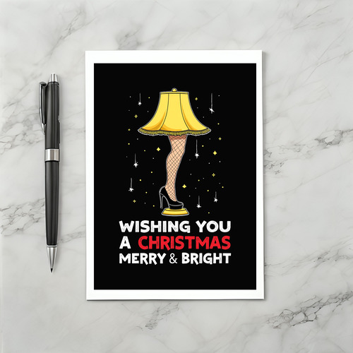 Leg Lamp Christmas Card