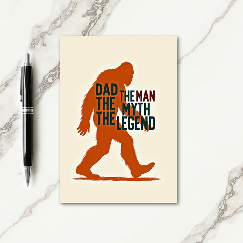 Legendary Fathers Day Card