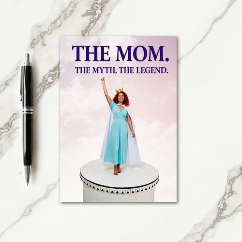 Legendary Mom Victory Portrait Card